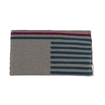 Dual Lines Kilim Clutch