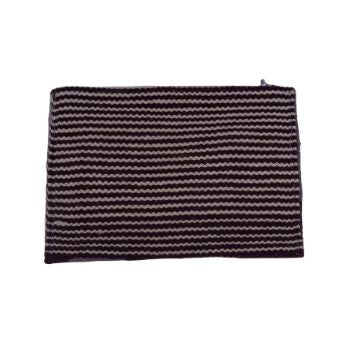 Purple & Grey Evil Eye Zigzag Embroidered Clutch