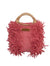 Watermelon Pink Fringe Tote Bag