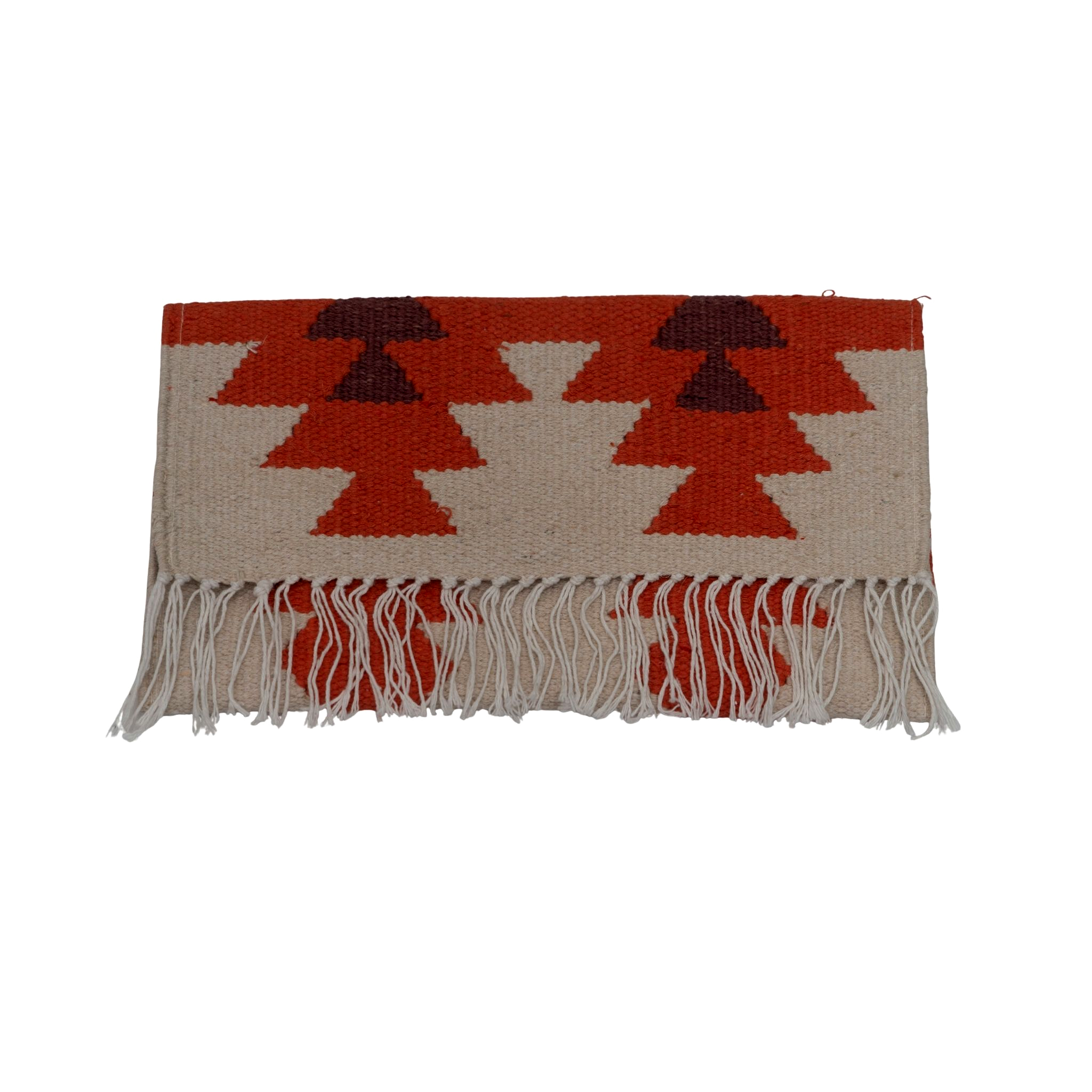 Southwestern Stacked Star Woven Clutch