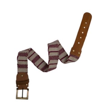 Classic Pattern Woven Leather Belt