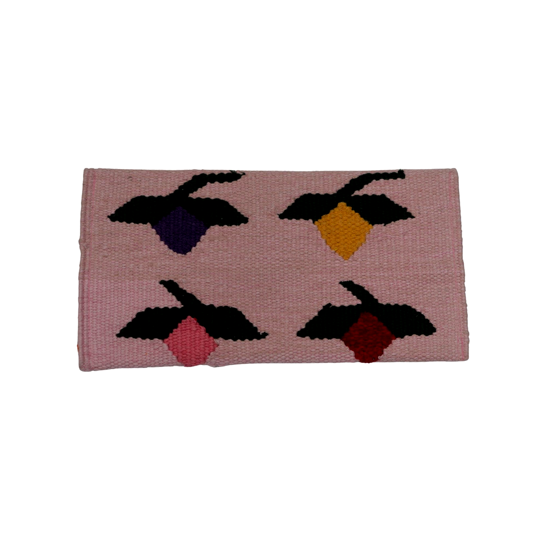 Blush Bloom Kilim Clutch