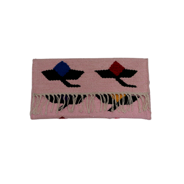 Blush Bloom Kilim Clutch
