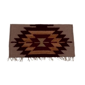 Geometric Kilim Clutch with Tribal Pattern
