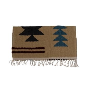 Southwestern Arrow Triangle Woven Clutch