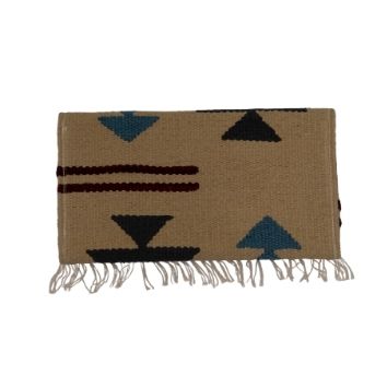 Southwestern Arrow Triangle Woven Clutch