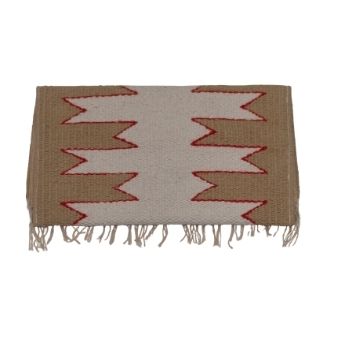 Southwestern Lightning Bolt Woven Clutch