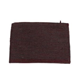 Burgundy Evil Eye Embroidered Clutch