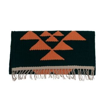 Midnight Triangle Kilim Clutch