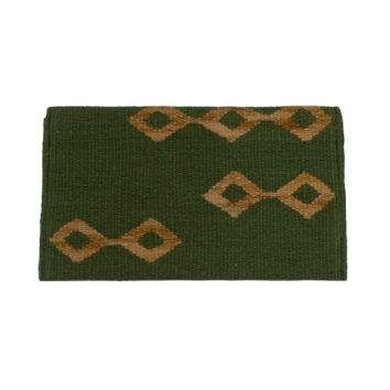 Olive Diamond Handwoven Kilim Clutch