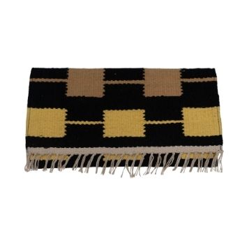 Midnight Blocks Kilim Clutch
