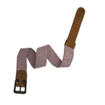 Minimal Woven Leather Belt