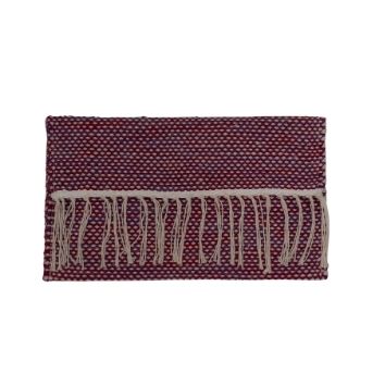 Burgundy Weave Kilim Clutch