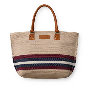Desert Breeze Striped Handwoven Tote