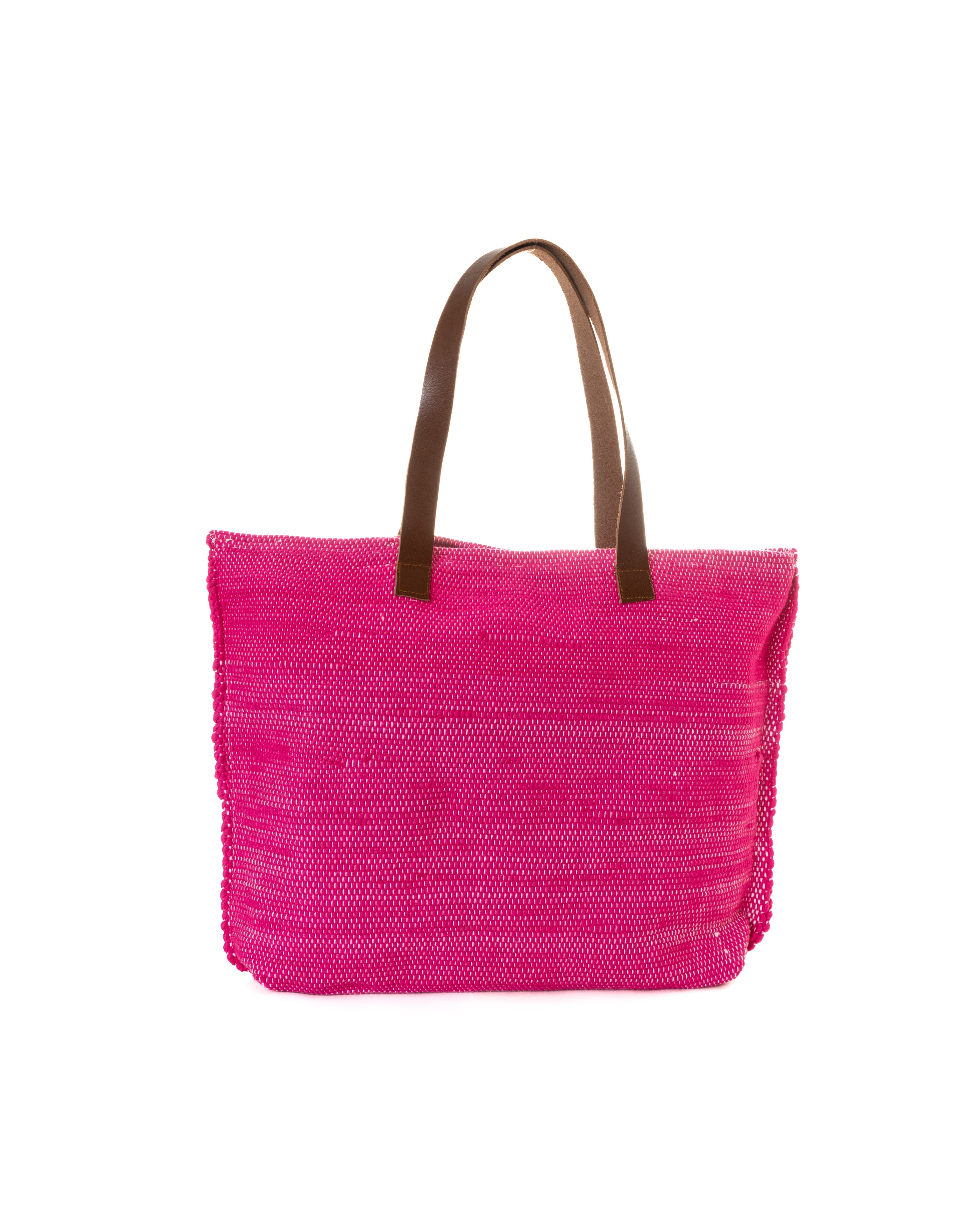 Hot Pink Sequin Butterfly Beach Tote