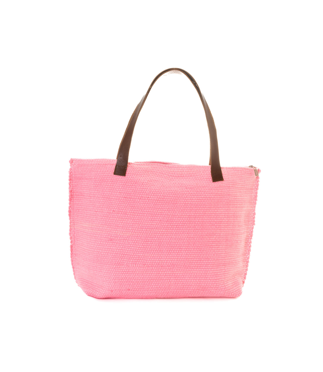 Pink Beach Girls Pom-Pom Tote
