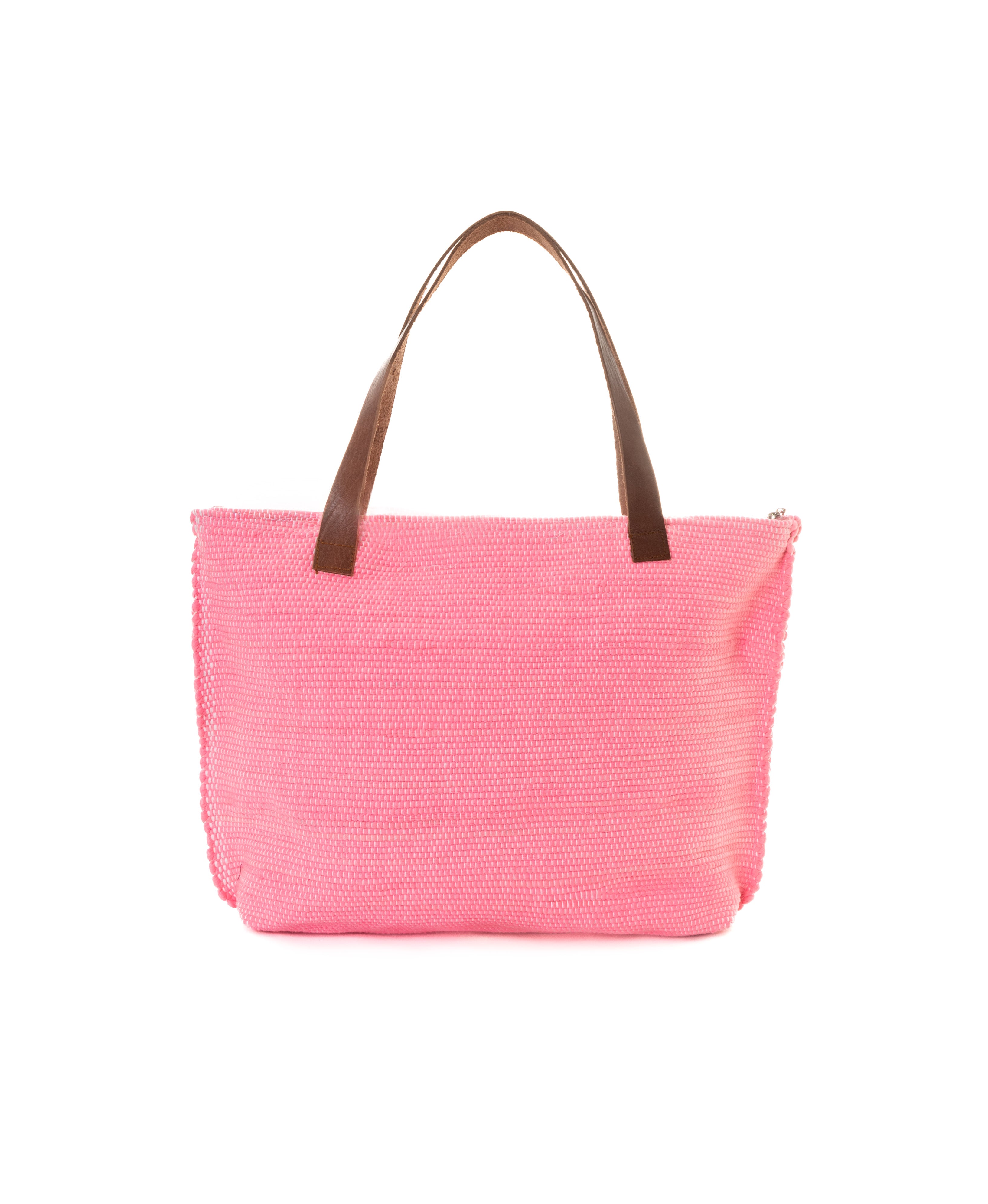 Pink Beach Girls From Behind Pom-Pom Tote