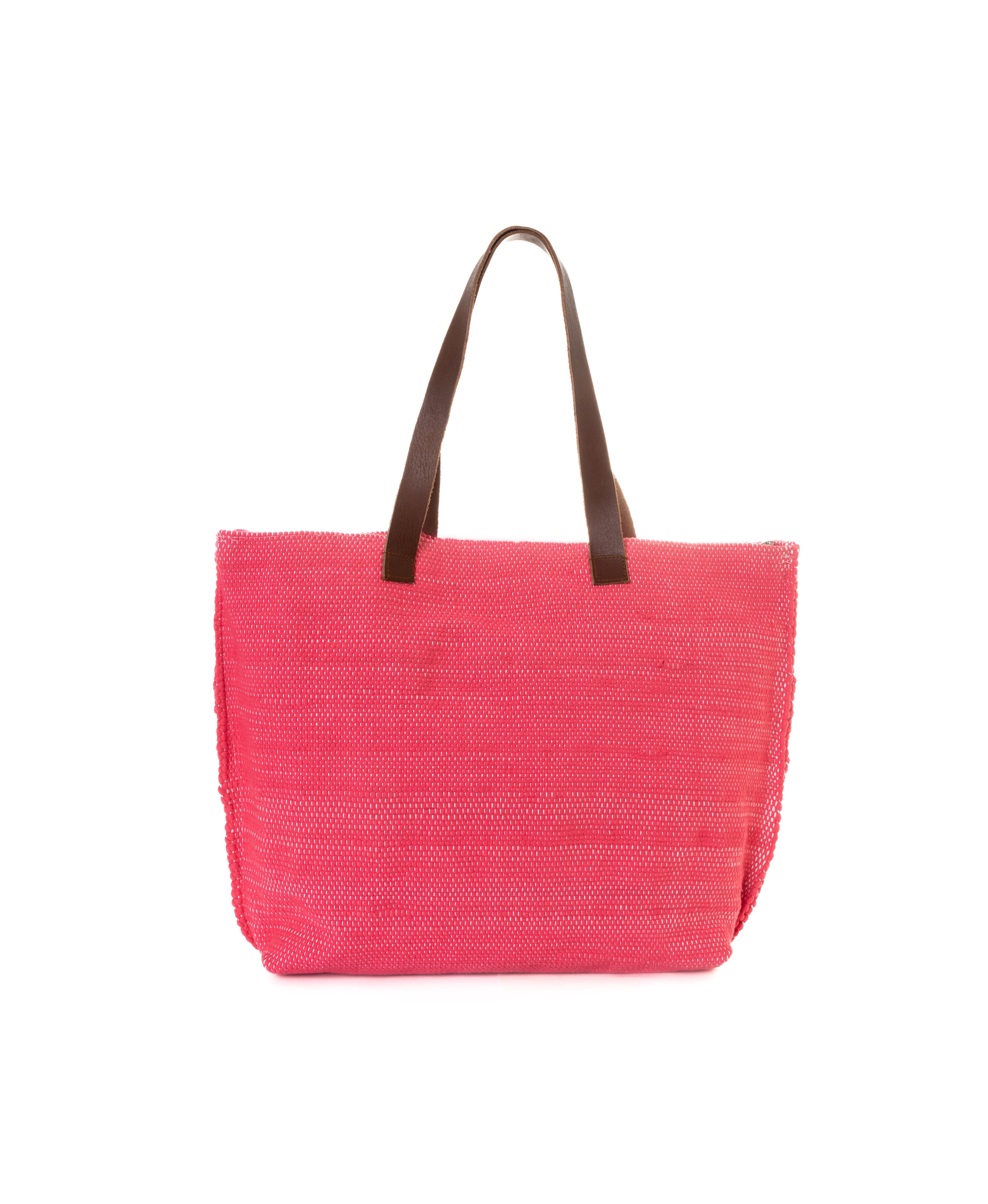 Hot Pink Beach Girls Squad Pom-Pom Tote