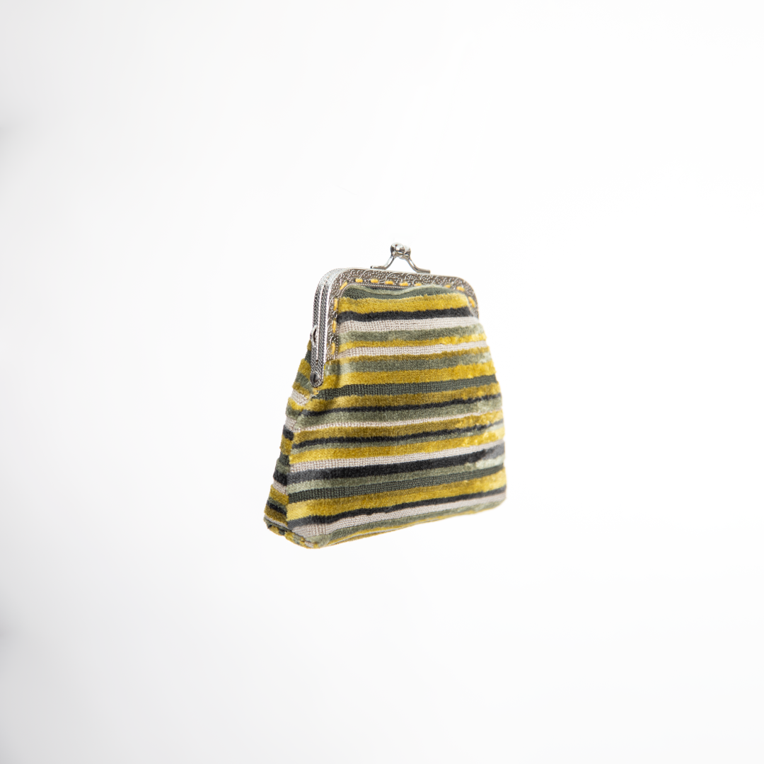 Sunlit Stripes Kiss-Lock Coin Purse