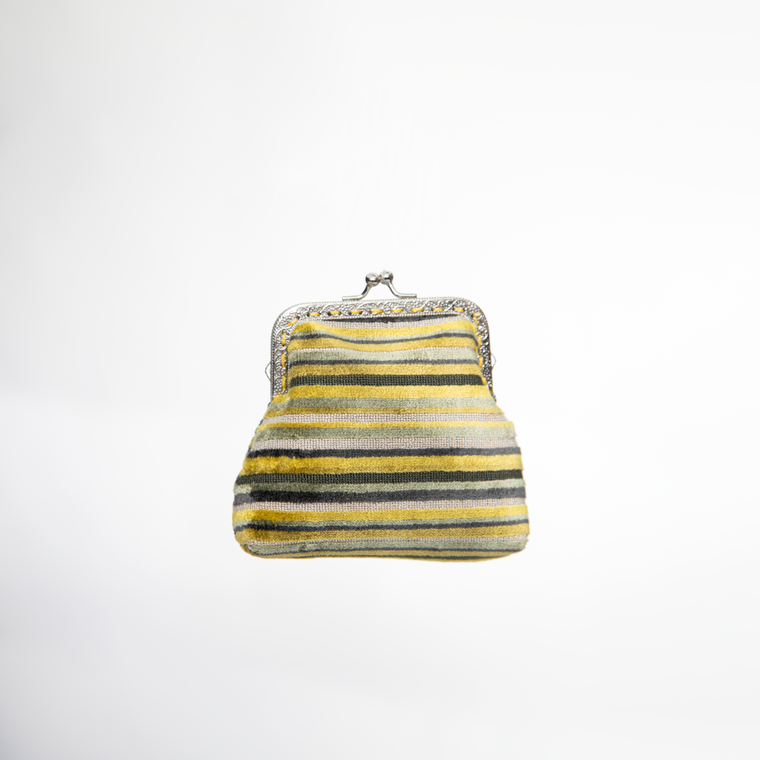 Sunlit Stripes Kiss-Lock Coin Purse