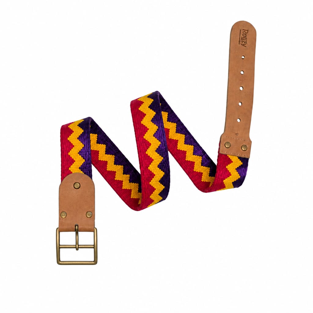 Rugzy Handmade Kilim Belt – Bold Geometric