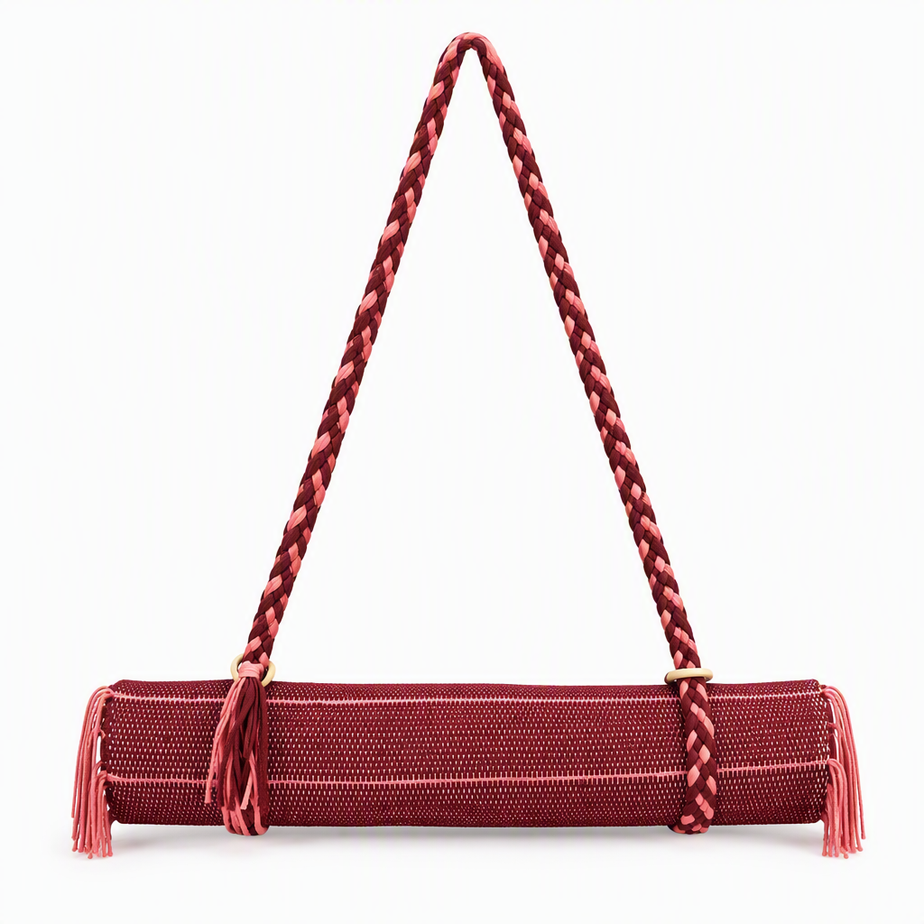 Rugzy Lifestyle Mat – Burgundy & Pink