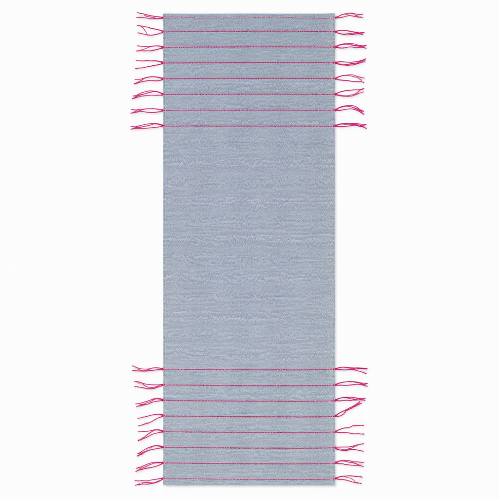 Rugzy Lifestyle Mat – Powder Blue & Fuchsia