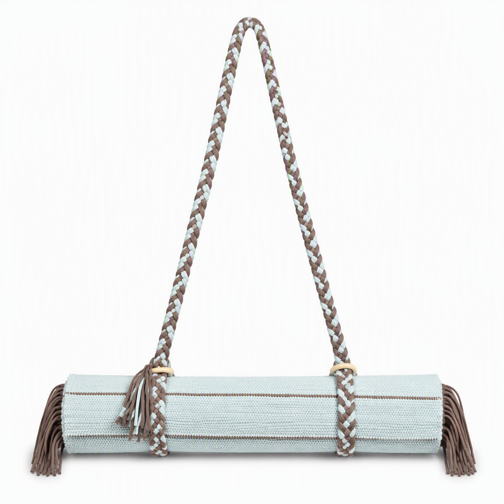 Rugzy Lifestyle Mat – Soft Blue & Mocha