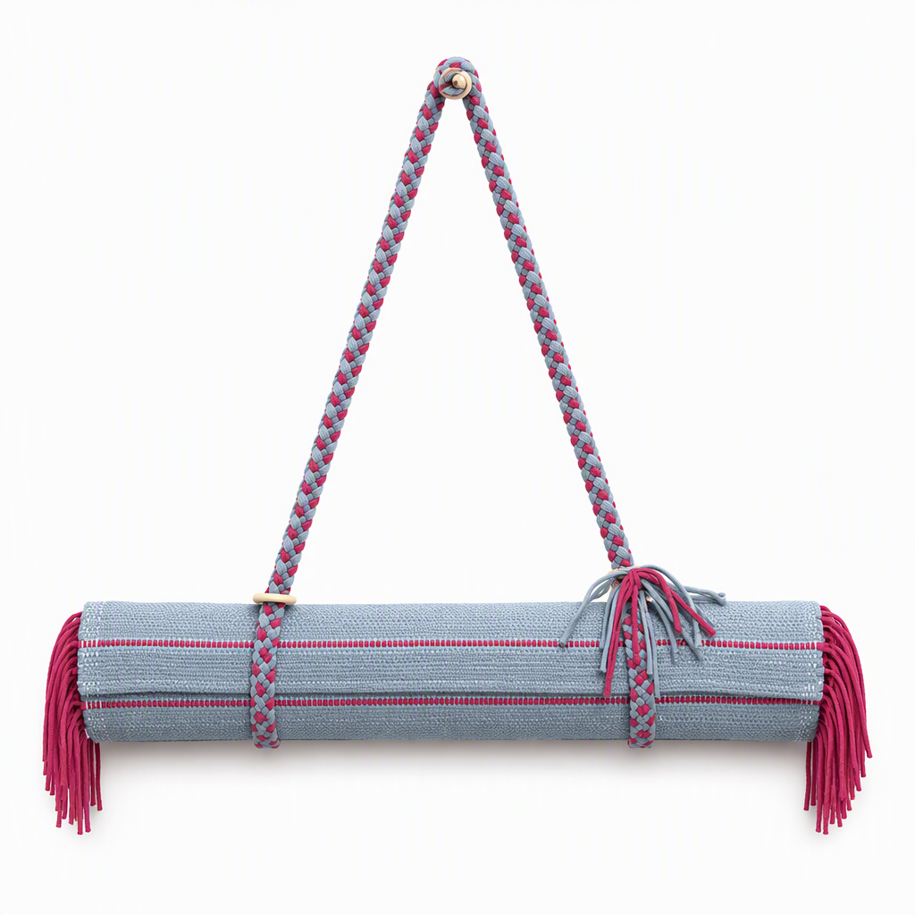 Rugzy Lifestyle Mat – Powder Blue & Fuchsia
